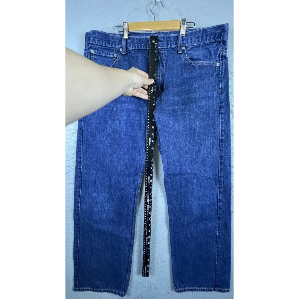 Levi's 569 Jeans Mens 36x32 Blue Excellent Loose Straight Leg Denim